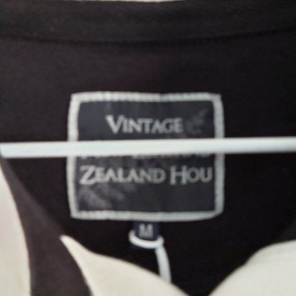 BNT New Zealand LS Black Rugby Polo Shirt - Picture 4 of 10